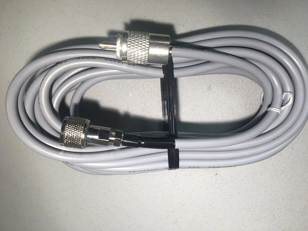 8X15 – MORAD Antenna Cable, RG8X W/ PL259 One End -FMEPL259 One End (15 FT.)